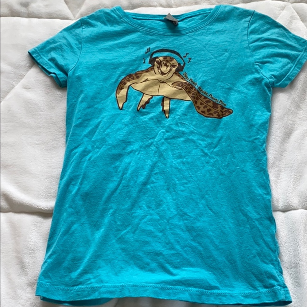 Coastal classics Puerto Rico turtle shirt!
